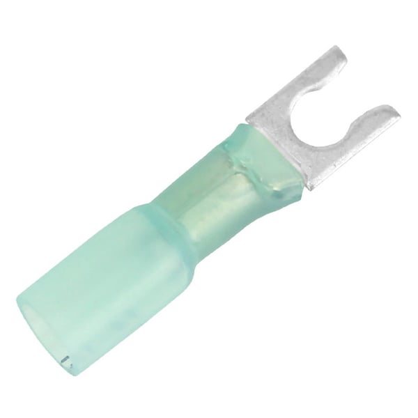 Pacer 16-14 AWG Heat Shrink Spade Terminal - No 10 Stud Size - 100 Pack